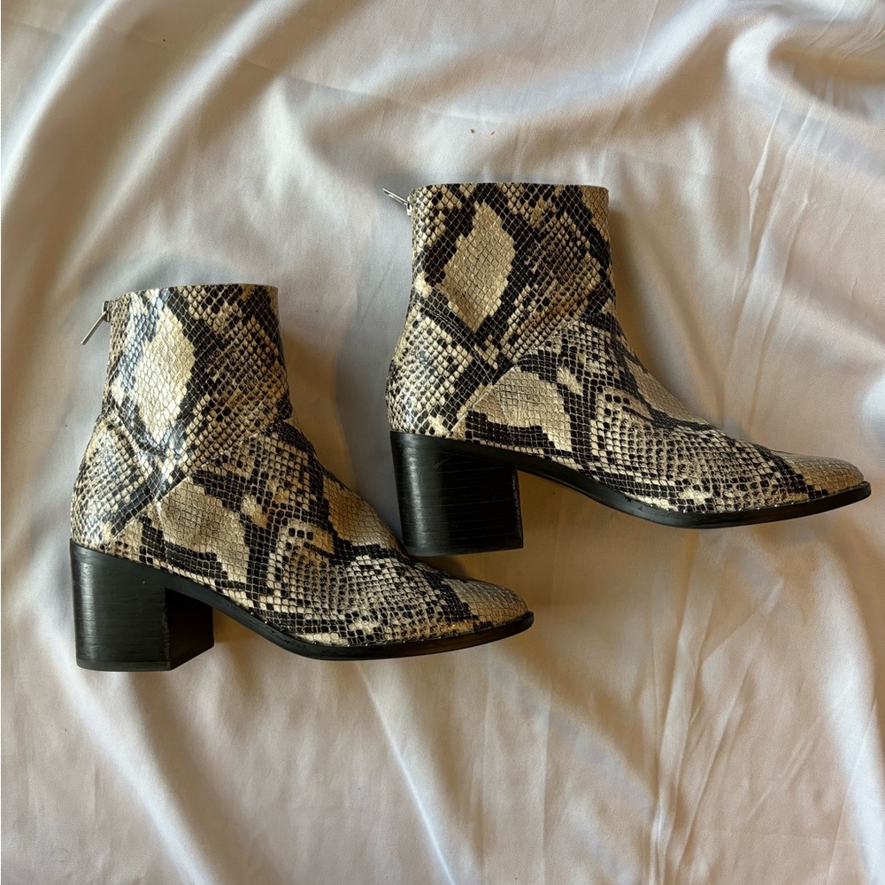 Treasure & Bond Snakeskin Bootie